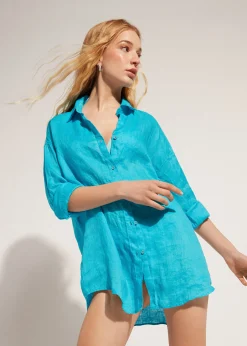 Women Calzedonia Linen Shirt