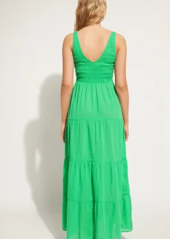 Women Calzedonia Long Dress With Flounced Skirt