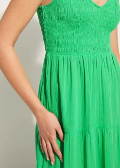 Women Calzedonia Long Dress With Flounced Skirt