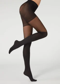 Women Calzedonia Longuette-Effect Total Shaper Tights
