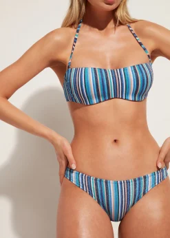 Women Calzedonia Marbella Lame Brazilian Bikini Bottoms