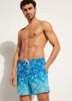 Men Calzedonia Men's Boxer Swim Shorts Formentera