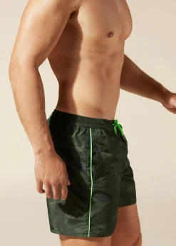 Men Calzedonia Men's Boxer Swim Shorts Formentera