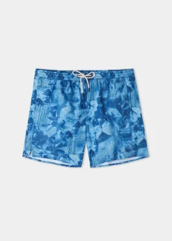 Men Calzedonia Men's Boxer Swim Shorts Formentera