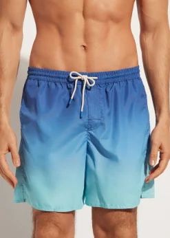 Men Calzedonia Men's Boxer Swim Shorts Formentera