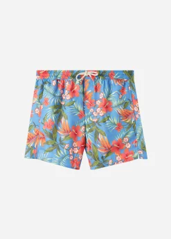 Men Calzedonia Men's Boxer Swim Shorts Formentera