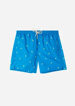 Men Calzedonia Men's Boxer Swim Shorts Formentera