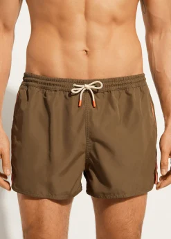 Men Calzedonia Men's Boxer Swim Shorts Ibiza Eco