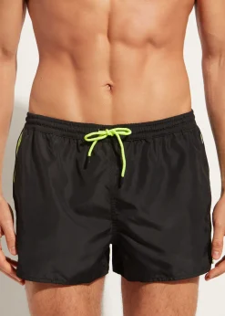 Men Calzedonia Men's Boxer Swim Shorts Ibiza Eco