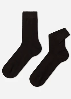 Men Calzedonia Men's Crew Warm Cotton Socks