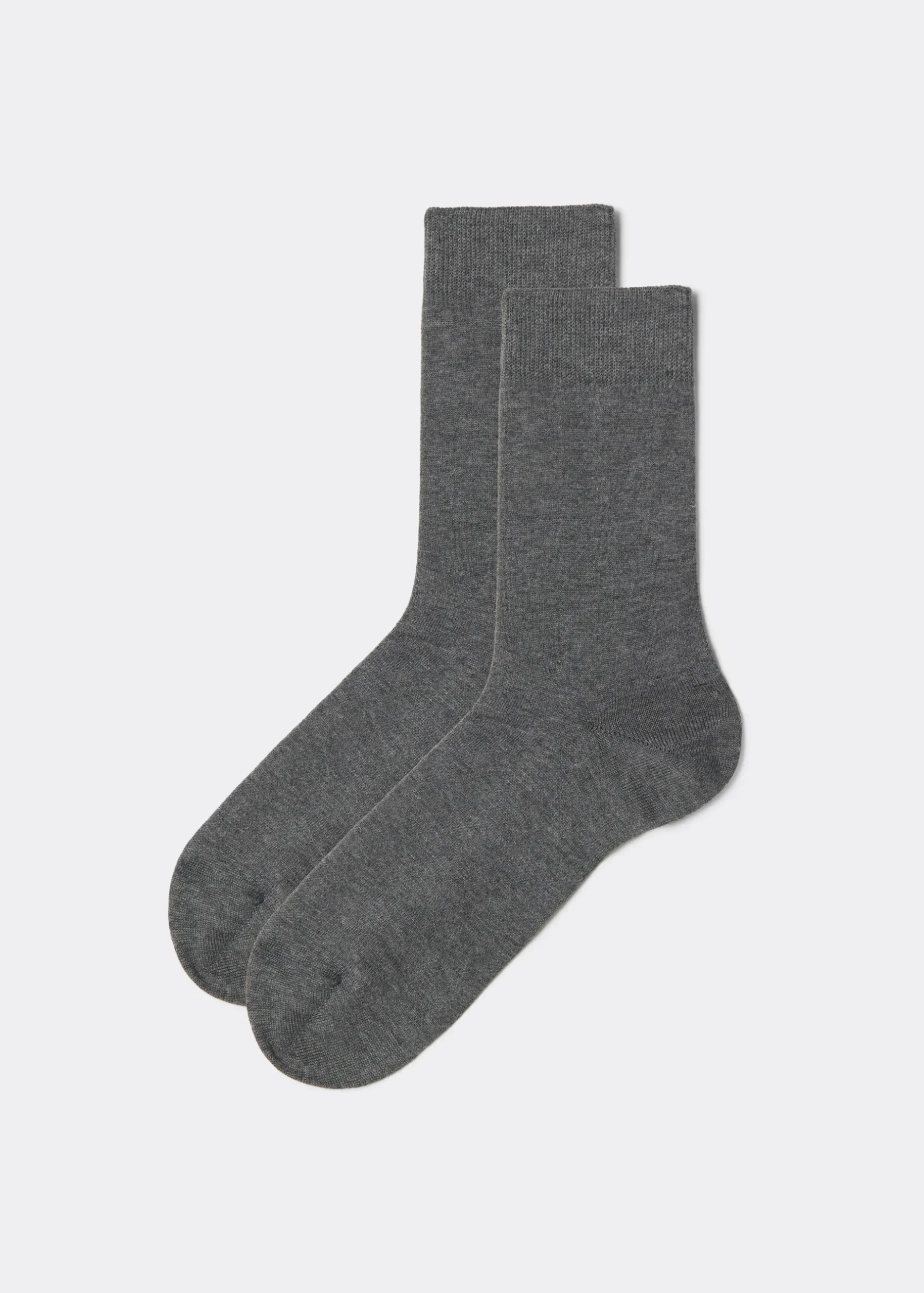 Men Calzedonia Men's Crew Warm Cotton Socks