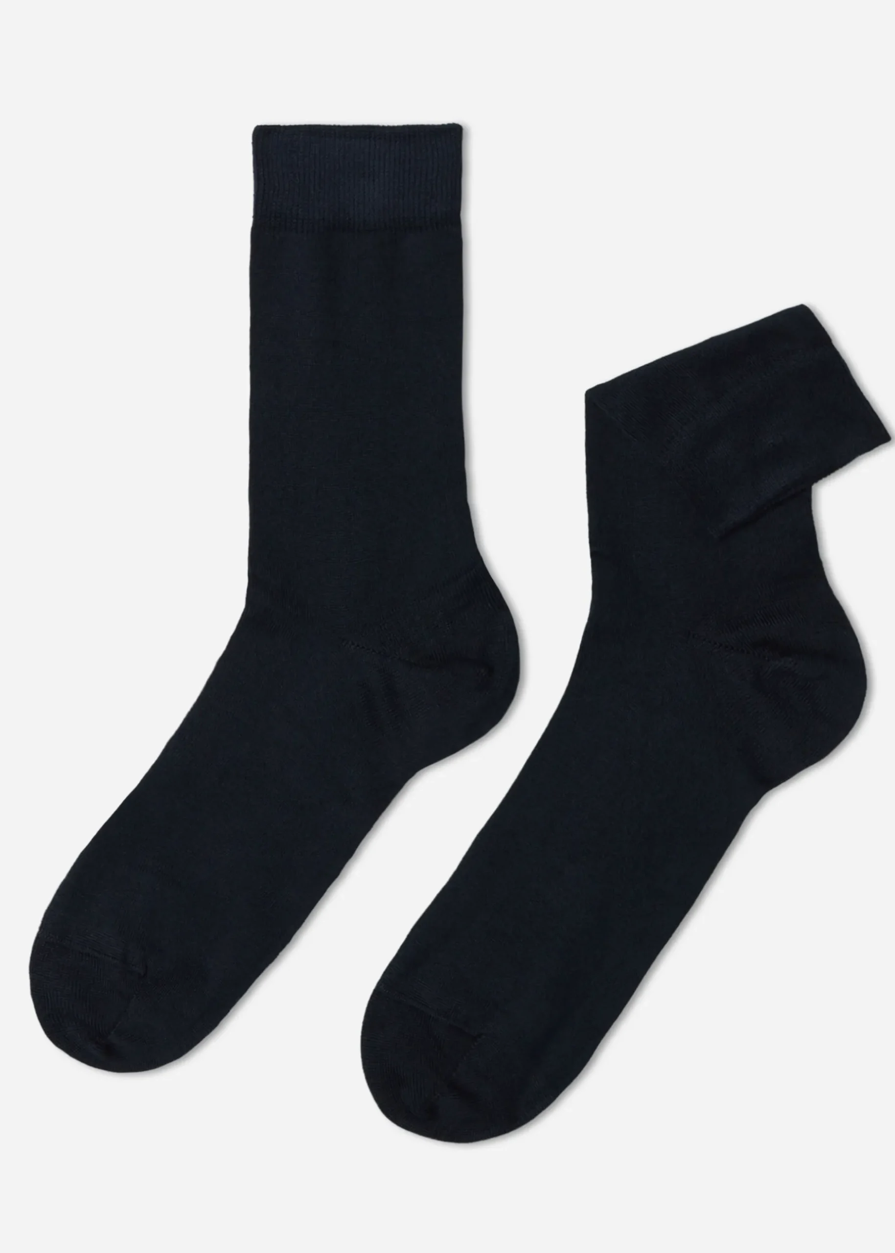 Men Calzedonia Men's Crew Warm Cotton Socks