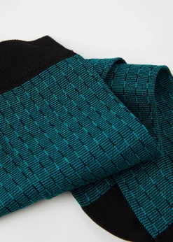 Men Calzedonia Men's Geometric Design Crew Socks