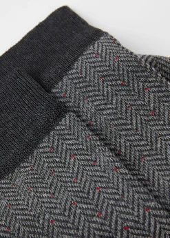 Men Calzedonia Men's Geometric Pattern Crew Socks