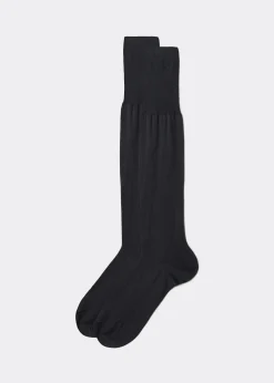 Men Calzedonia Men's Long Lisle Thread Socks