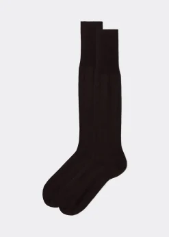 Men Calzedonia Men's Long Lisle Thread Socks