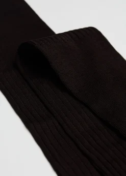 Men Calzedonia Men's Long Ribbed Lisle Thread Socks