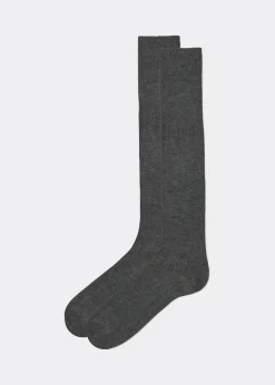 Men Calzedonia Men's Long Socks With Cashmere