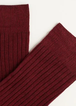 Men Calzedonia Men's Ribbed Cashmere Short Socks