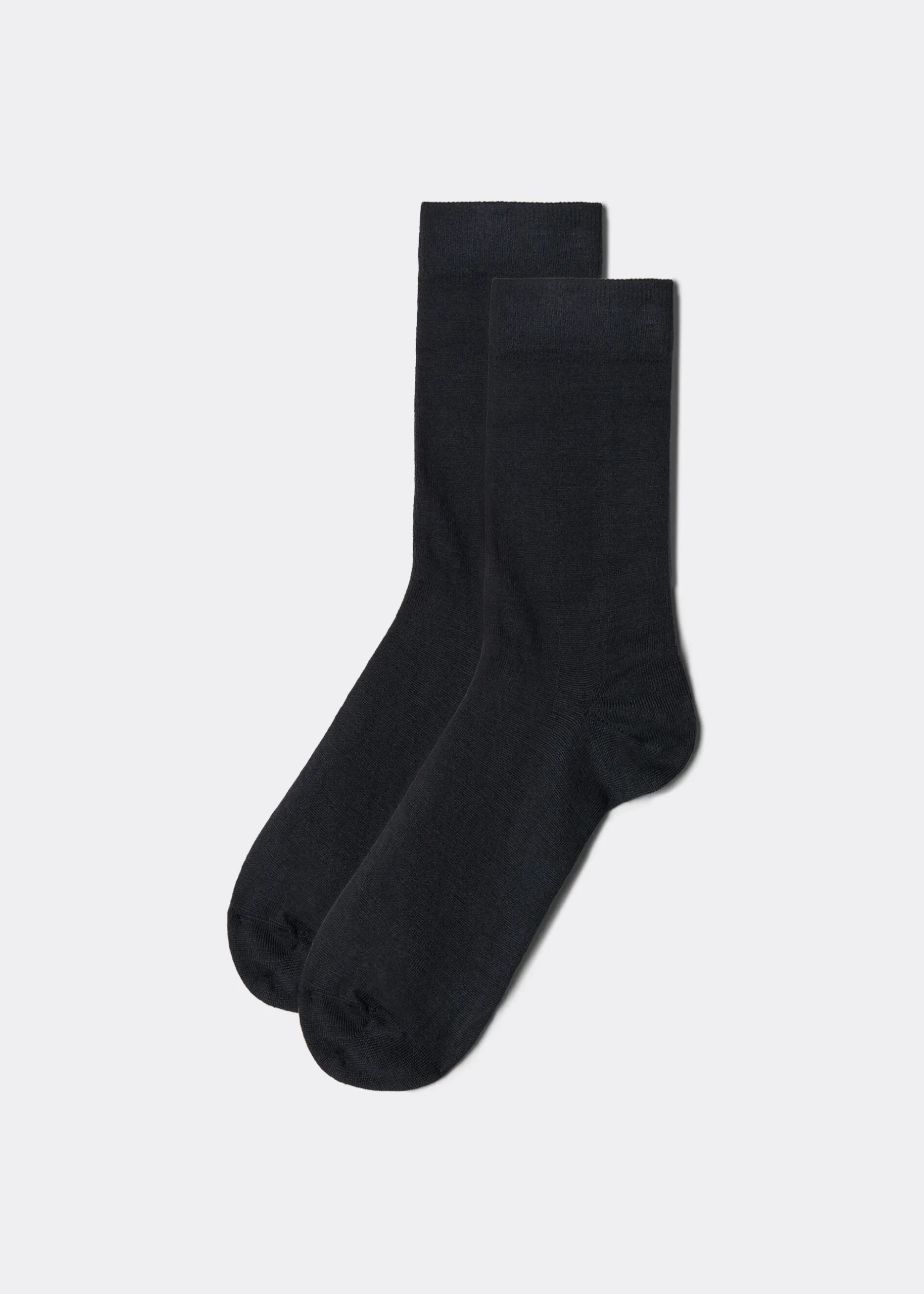Men Calzedonia Men's Wool And Cotton Crew Socks