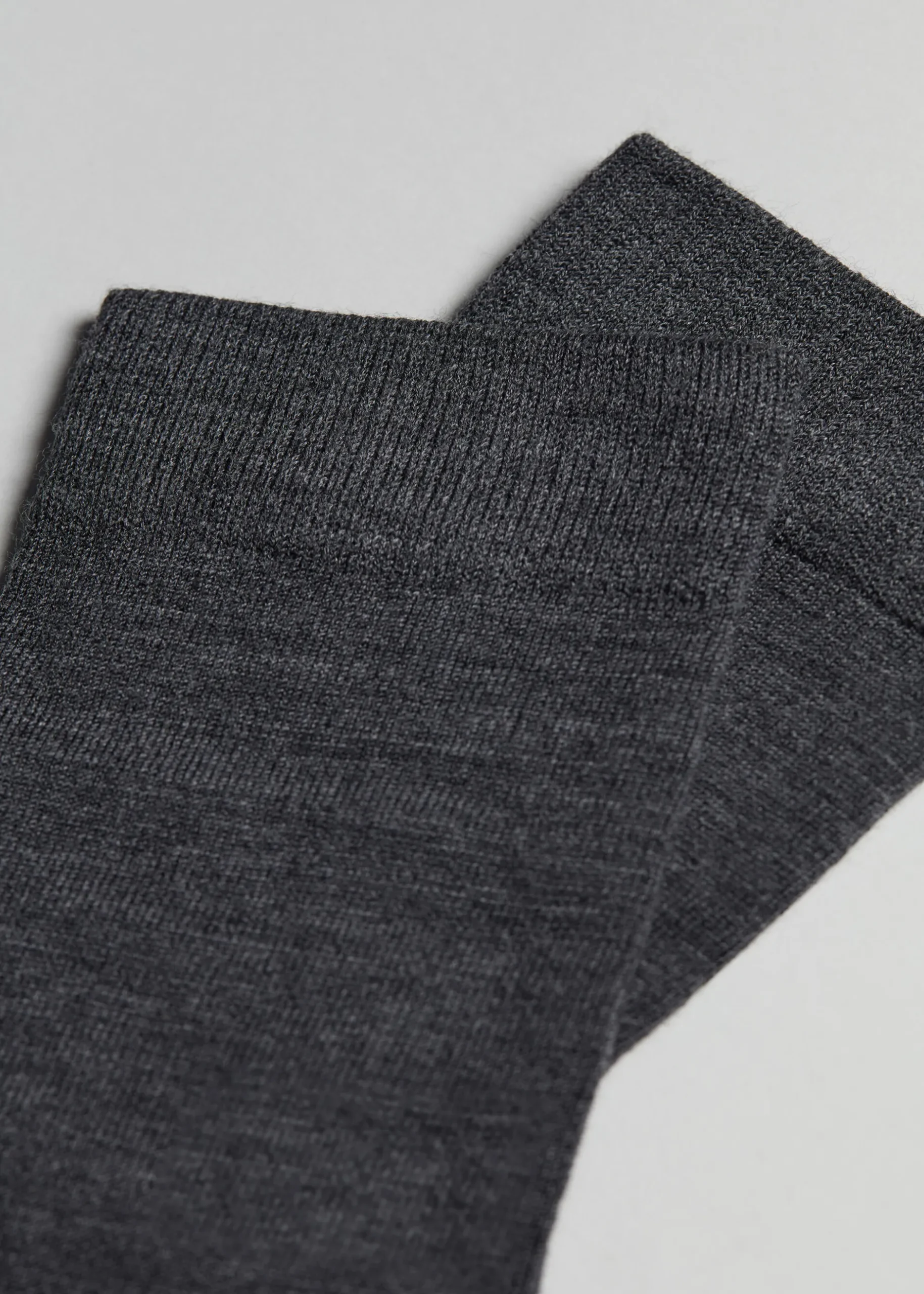 Men Calzedonia Men's Wool And Cotton Crew Socks
