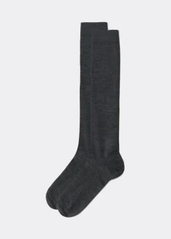 Men Calzedonia Men's Wool And Cotton Long Socks