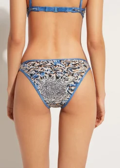 Women Calzedonia Mykonos Double Face Animal Print Bikini Bottoms