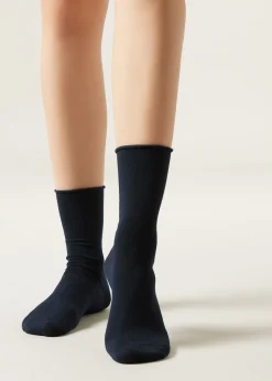 Women Calzedonia Non-Elastic Cotton Ankle Socks
