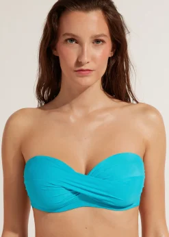 Women Calzedonia Padded Bandeau Bikini Top Indonesia