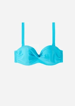 Women Calzedonia Padded Bandeau Bikini Top Indonesia