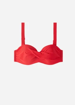 Women Calzedonia Padded Bandeau Bikini Top Indonesia
