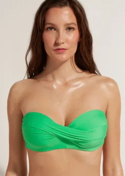 Women Calzedonia Padded Bandeau Bikini Top Indonesia