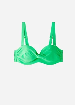 Women Calzedonia Padded Bandeau Bikini Top Indonesia