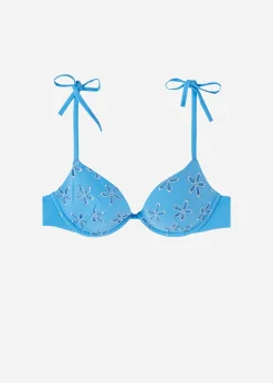 Women Calzedonia Padded Push-Up Bikini Top Corfu