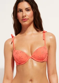Women Calzedonia Padded Push-Up Bikini Top Corfu