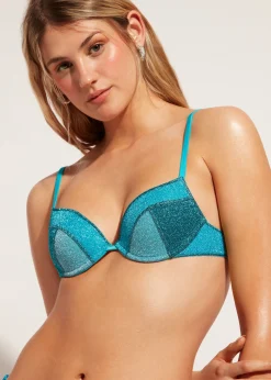Women Calzedonia Padded Push-Up Bikini Top Lisbona