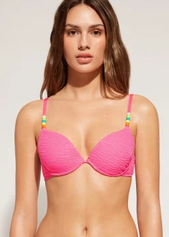 Women Calzedonia Padded Push-Up Bikini Top San Diego