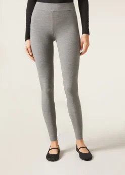 Women Calzedonia Ribbed Leggings With Cashmere
