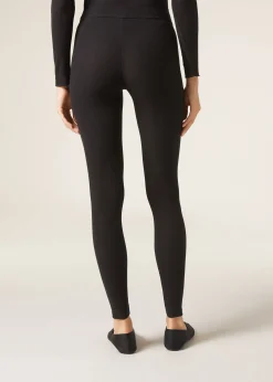 Women Calzedonia Ribbed Leggings With Cashmere