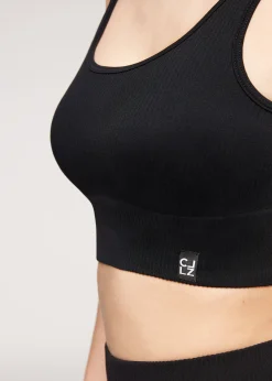 Women Calzedonia Ribbed Seamless Sport Top