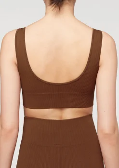 Women Calzedonia Ribbed Seamless Sport Top