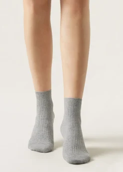 Women Calzedonia Ribbed Short Socks