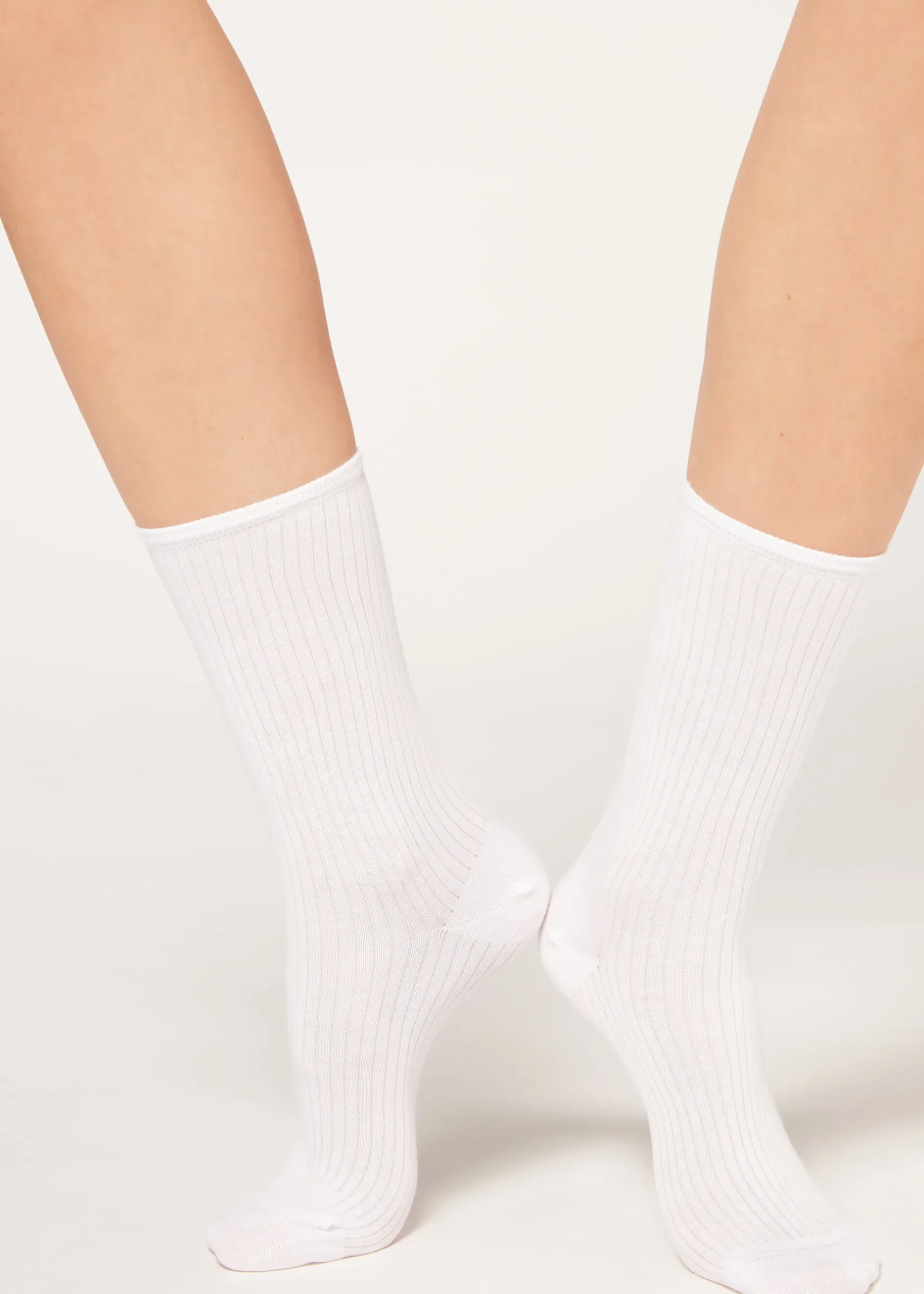 Women Calzedonia Ribbed Short Socks