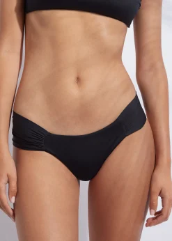 Women Calzedonia Ruched Brazilian Bikini Bottoms Indonesia