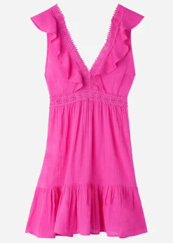 Women Calzedonia Ruffle Passementerie Short Dress