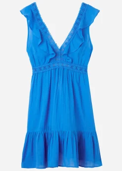 Women Calzedonia Ruffle Passementerie Short Dress