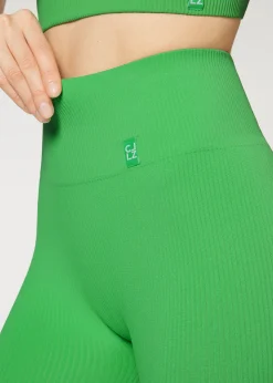 Women Calzedonia Seamless Fine Ribbed Sports Leggings