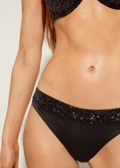 Women Calzedonia Sequin Bikini Bottoms Cannes