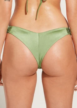Women Calzedonia Sequin High-Leg Brazilian Bikini Bottoms Cannes