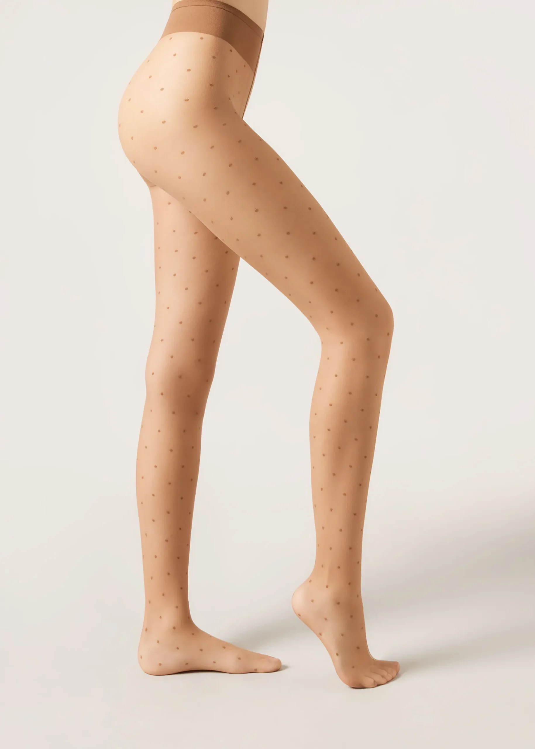 Women Calzedonia Sheer Polka Dot Tights